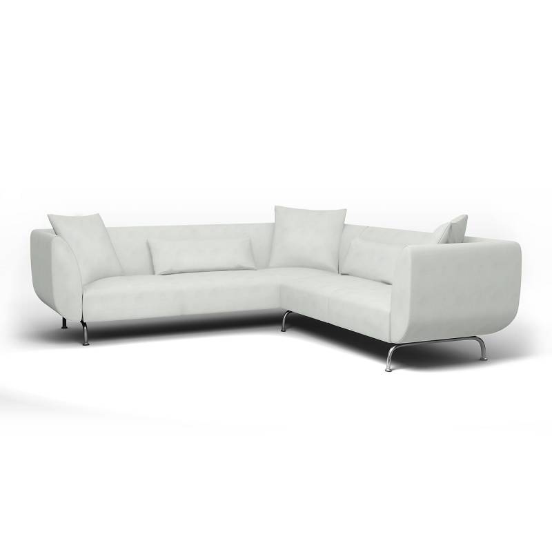 IKEA - Bezug für Ecksofa Strömstad, Silver Grey, Leinen - Bemz IKEA - Bezug für Ecksofa Strömstad, Silver Grey, Leinen - Bemz von Bemz