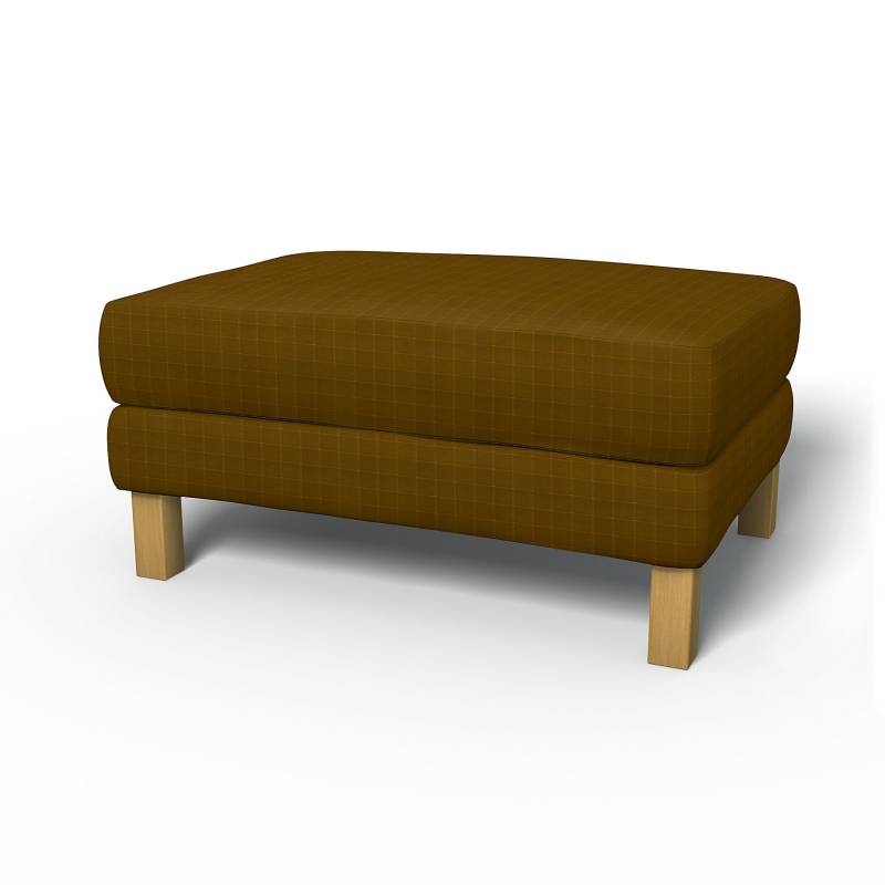 IKEA - Bezug für Hocker Karlstad, Turmeric, Samt - Bemz von Bemz