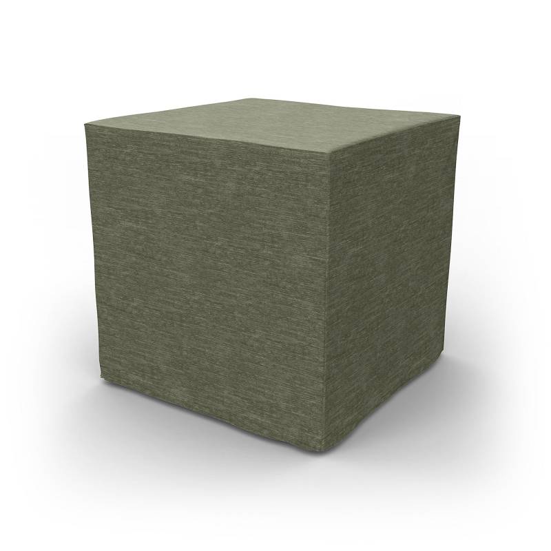 IKEA - Bezug für Hocker Pällbo, Green Grey, Samt - Bemz von Bemz