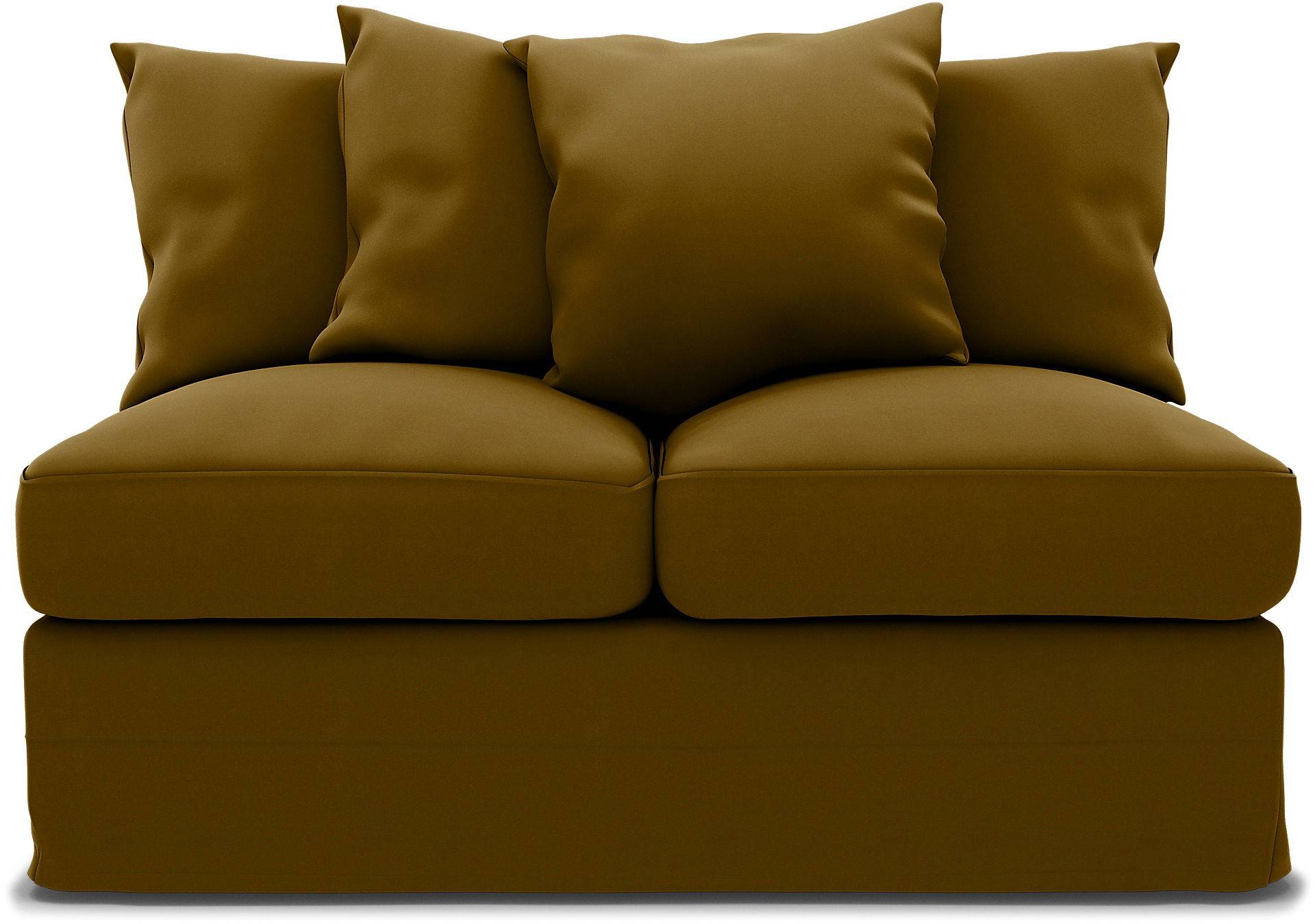IKEA - Bezug für IKEAs 2er-Bettsofa Grönlid, Turmeric, Samt - Bemz von Bemz