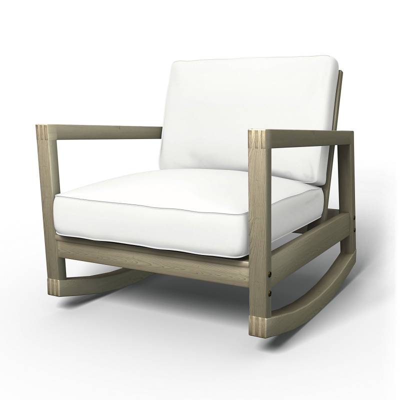 IKEA - Bezug für Schaukelstuhl Lillberg, Absolute White, Leinen - Bemz von Bemz