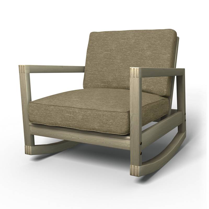 IKEA - Bezug für Schaukelstuhl Lillberg, Beige, Samt - Bemz von Bemz