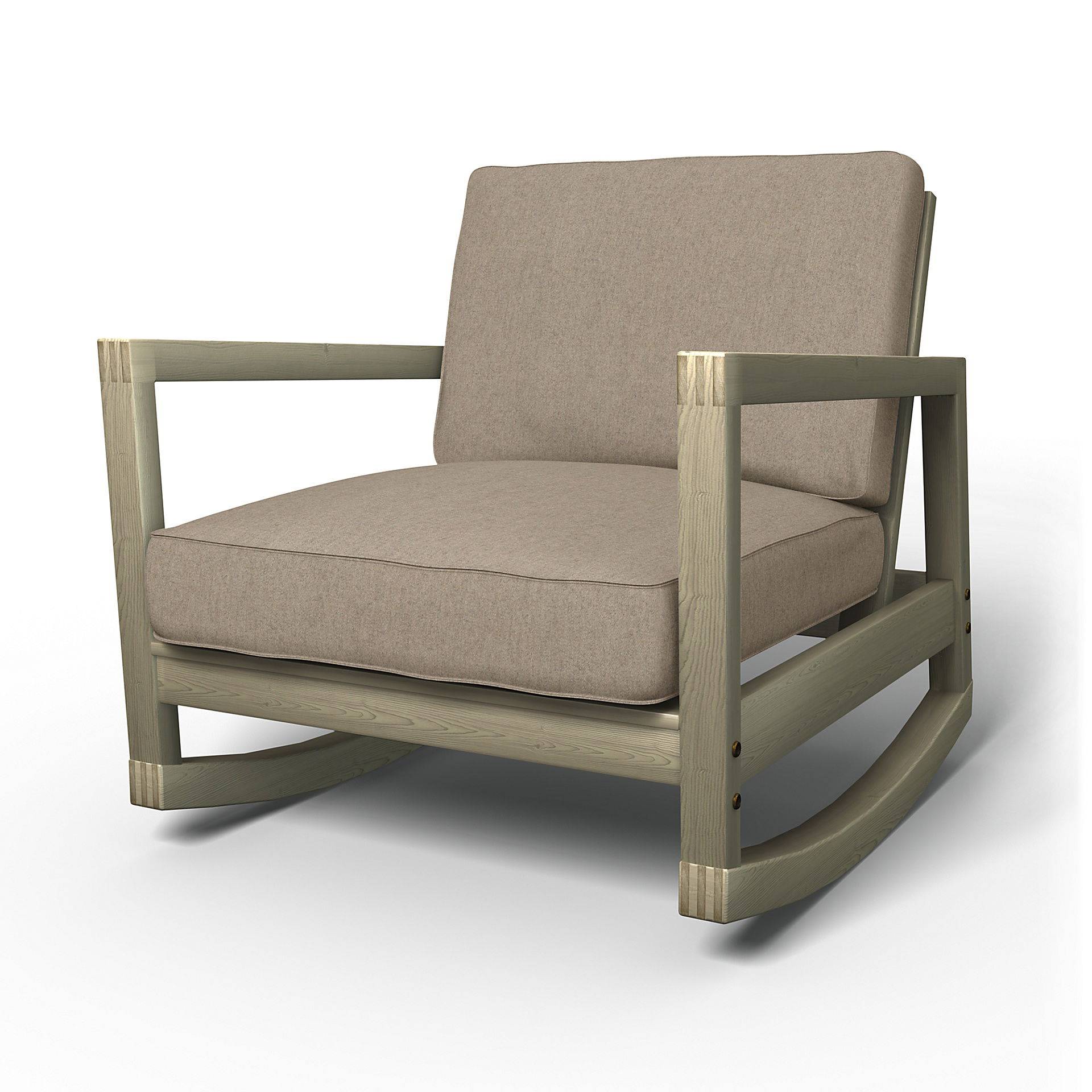 IKEA - Bezug für Schaukelstuhl Lillberg, Birch, WOLLE - Bemz von Bemz