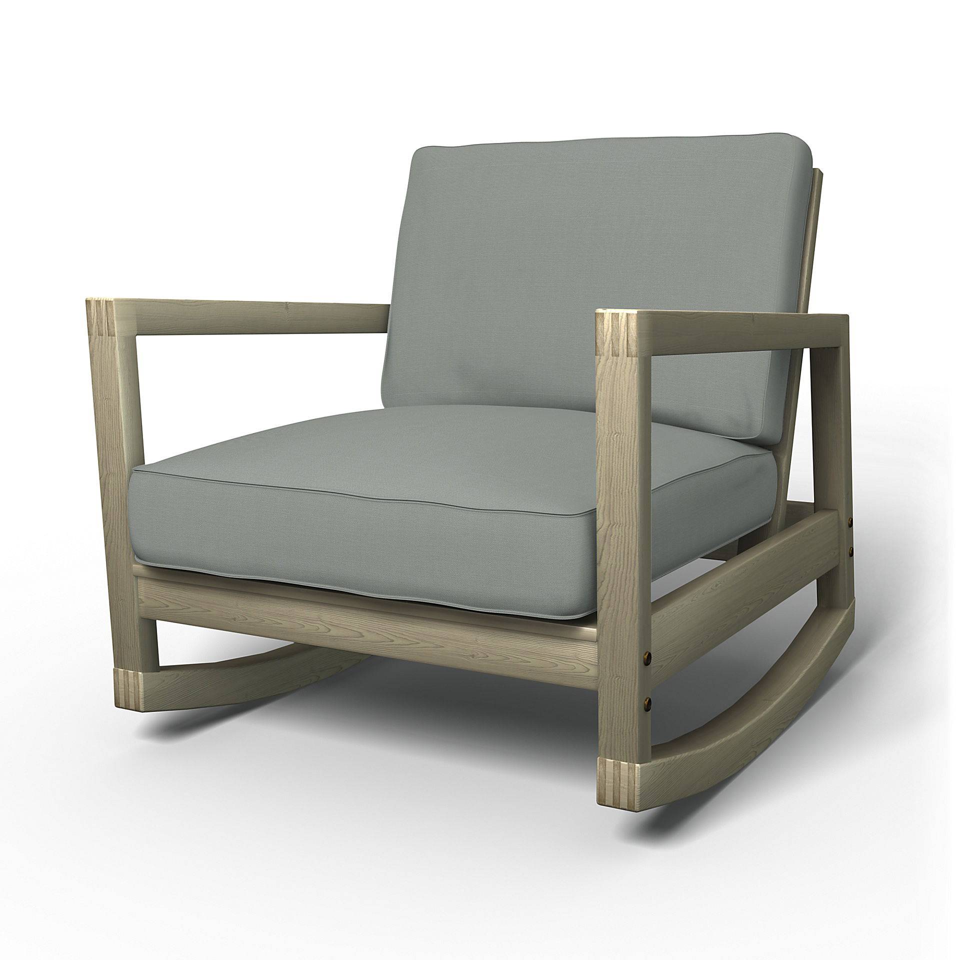 IKEA - Bezug für Schaukelstuhl Lillberg, Drizzle, Baumwolle - Bemz von Bemz