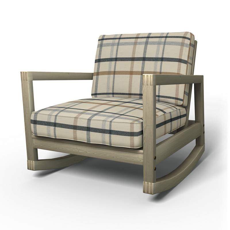 IKEA - Bezug für Schaukelstuhl Lillberg, Fawn Brown, WOLLE - Bemz von Bemz