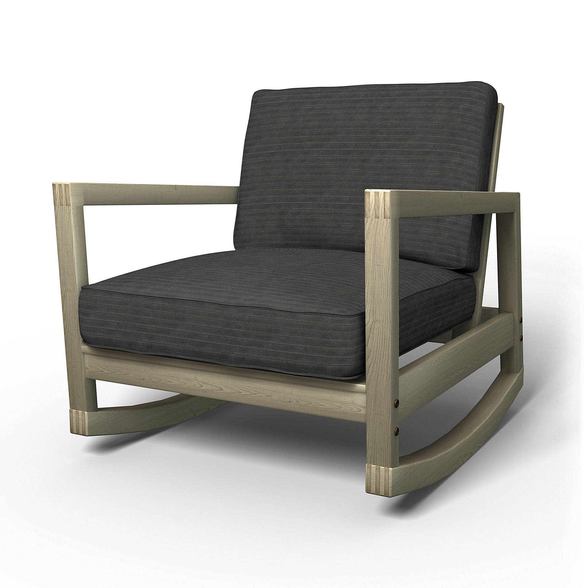 IKEA - Bezug für Schaukelstuhl Lillberg, Licorice, Cord - Bemz von Bemz