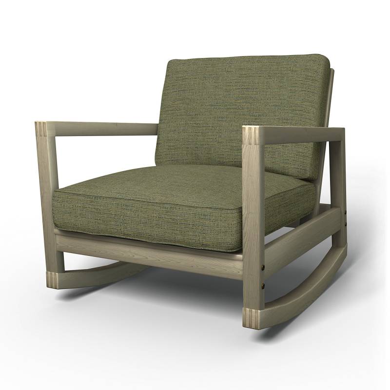 IKEA - Bezug für Schaukelstuhl Lillberg, Meadow Green, BOUCLÉ & TEXTURIERT - Bemz von Bemz