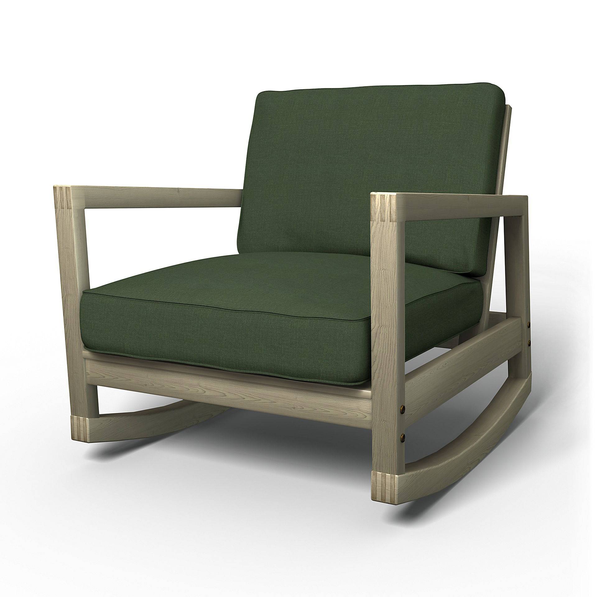 IKEA - Bezug für Schaukelstuhl Lillberg, Moss, Leinen - Bemz von Bemz