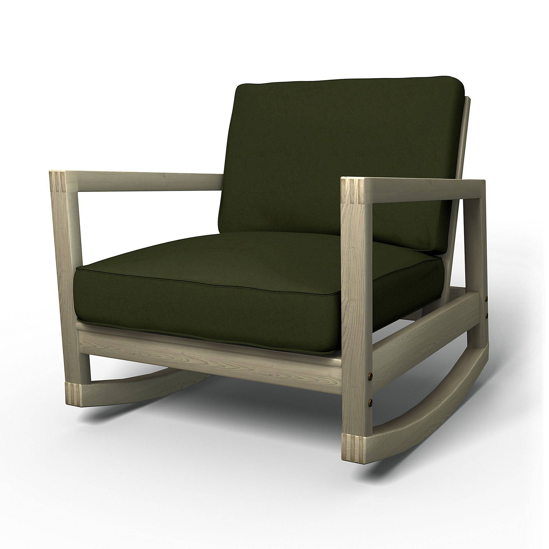 IKEA - Bezug für Schaukelstuhl Lillberg, Moss, Samt - Bemz von Bemz