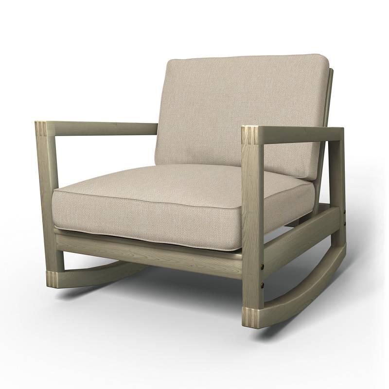 IKEA - Bezug für Schaukelstuhl Lillberg, Natural, BOUCLÉ & TEXTURIERT - Bemz von Bemz