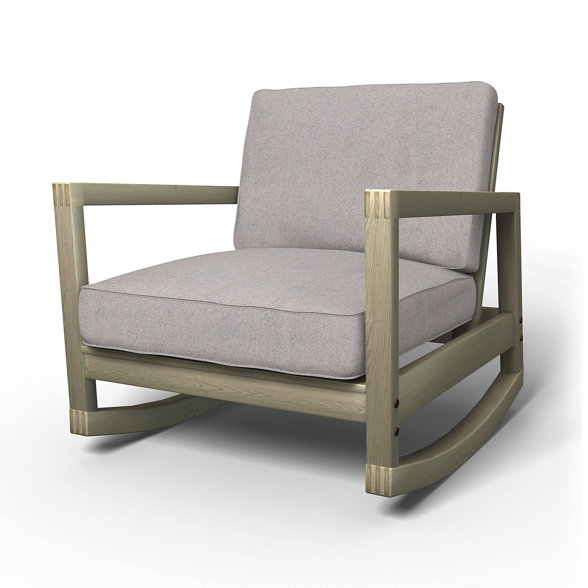 IKEA - Bezug für Schaukelstuhl Lillberg, Natural, Baumwolle - Bemz von Bemz