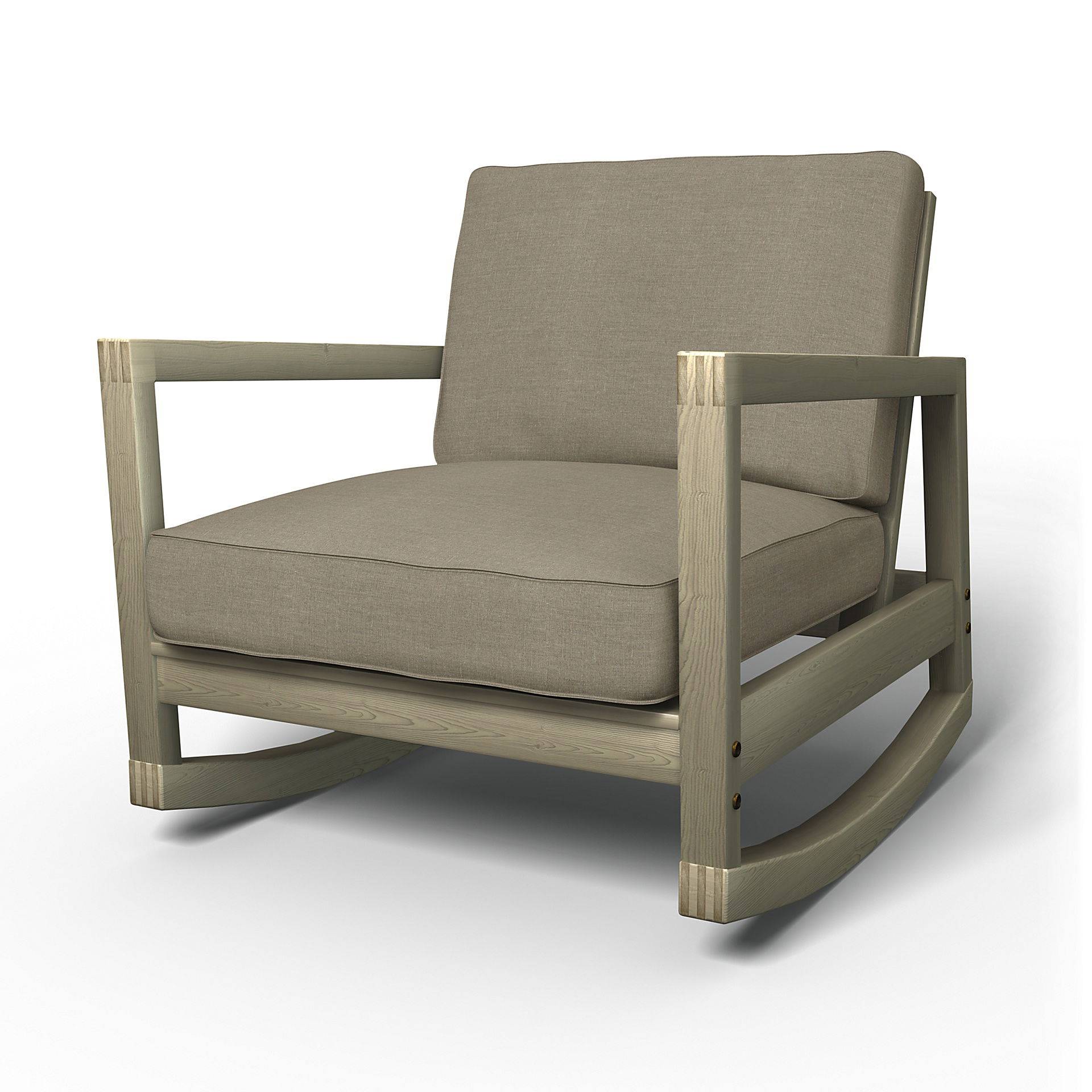 IKEA - Bezug für Schaukelstuhl Lillberg, Natural, Leinen - Bemz von Bemz