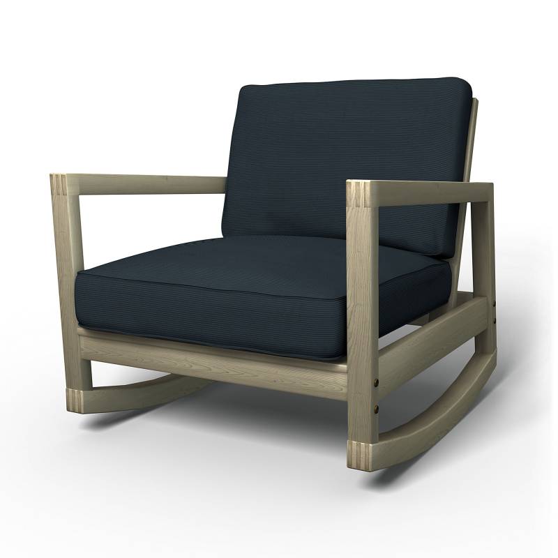 IKEA - Bezug für Schaukelstuhl Lillberg, Orion Blue, Cord - Bemz von Bemz
