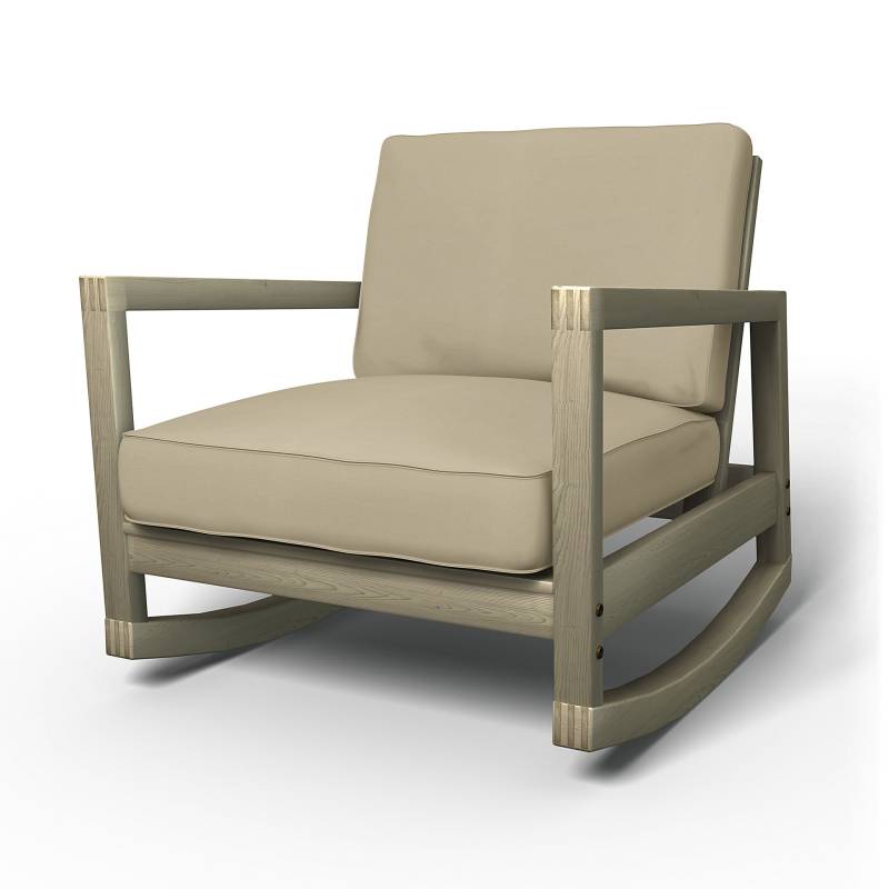 IKEA - Bezug für Schaukelstuhl Lillberg, Sand Beige, Baumwolle - Bemz von Bemz