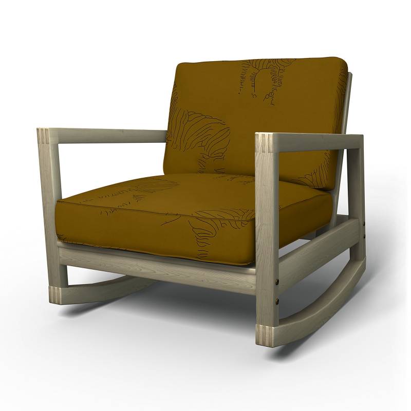 IKEA - Bezug für Schaukelstuhl Lillberg, Turmeric / Zebra, DIE NATURE’S PALETTE COLLECTION VON BEMZ - Bemz von Bemz