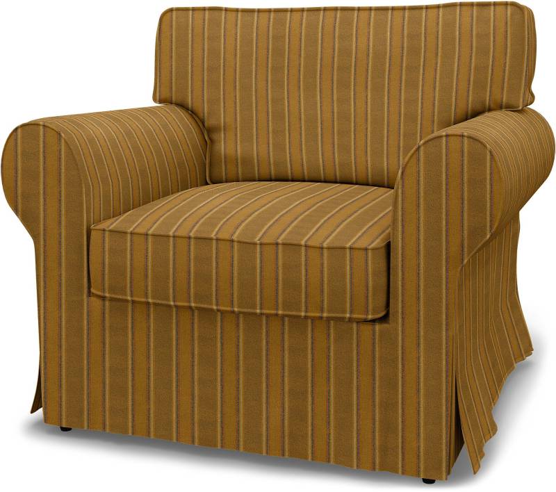 IKEA - Bezug für Sessel Ektorp, Mustard Stripe, Baumwolle - Bemz IKEA - Bezug für Sessel Ektorp, Mustard Stripe, Baumwolle - Bemz von Bemz