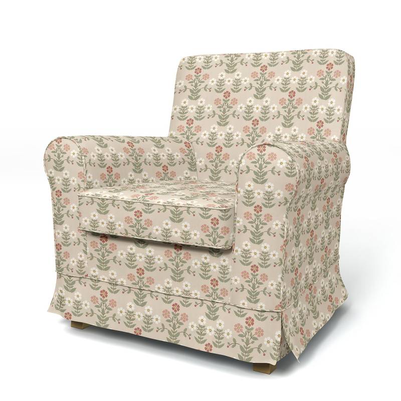 IKEA - Bezug für Sessel Jennylund, Pink Sippor, BEMZ x BORÅSTAPETER COLLECTION - Bemz von Bemz