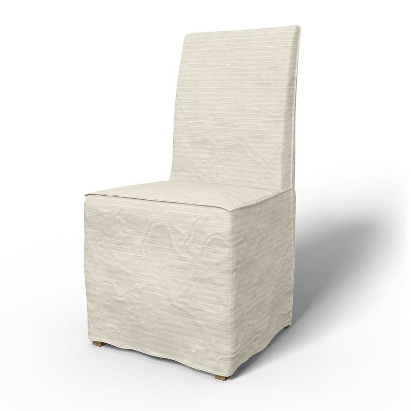 IKEA - Bezug für Stuhl Henriksdal Bodenlanger Bezug mit französischen Nähten (Standard Modell), Tofu, Cord - Bemz von Bemz