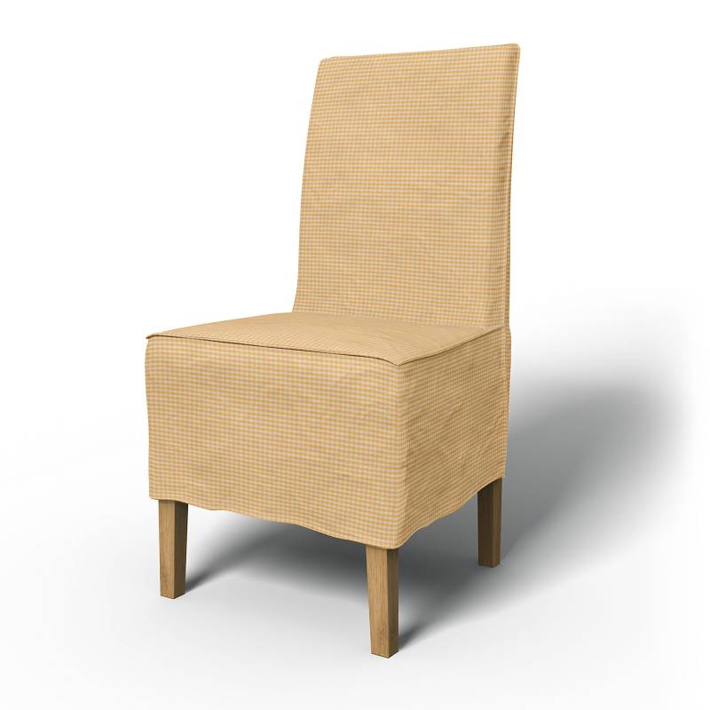 IKEA - Bezug für Stuhl Henriksdal Halblanger mit französischen Nähten (Standard Modell), Sun Yellow, Baumwolle - Bemz von Bemz