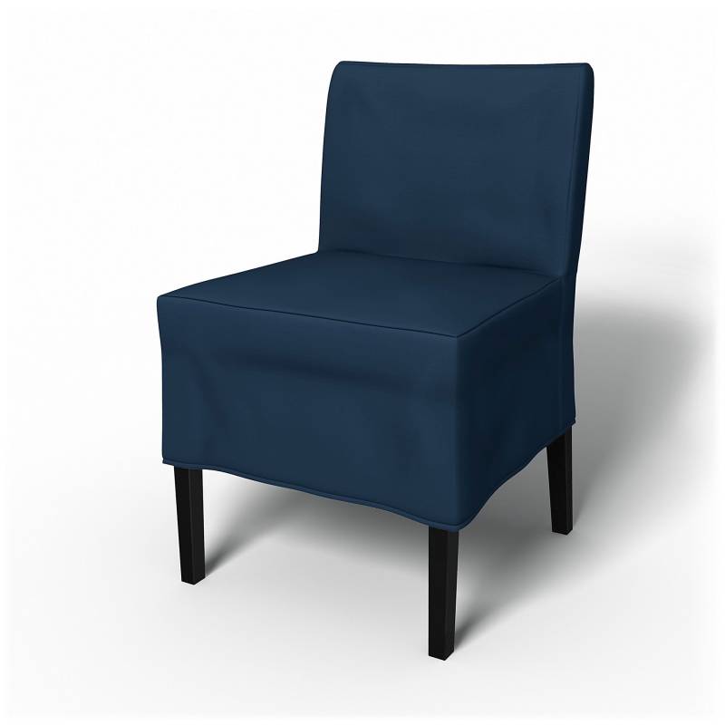 IKEA - Bezug für Stuhl Nils, Deep Navy Blue, Baumwolle - Bemz von Bemz