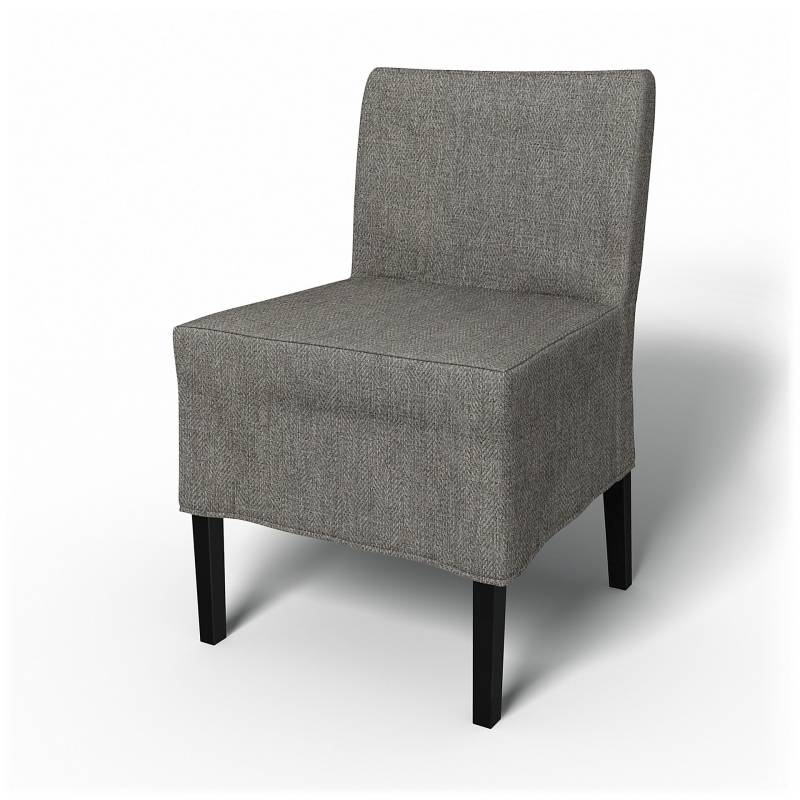 IKEA - Bezug für Stuhl Nils, Taupe, BOUCLÉ & TEXTURIERT - Bemz von Bemz