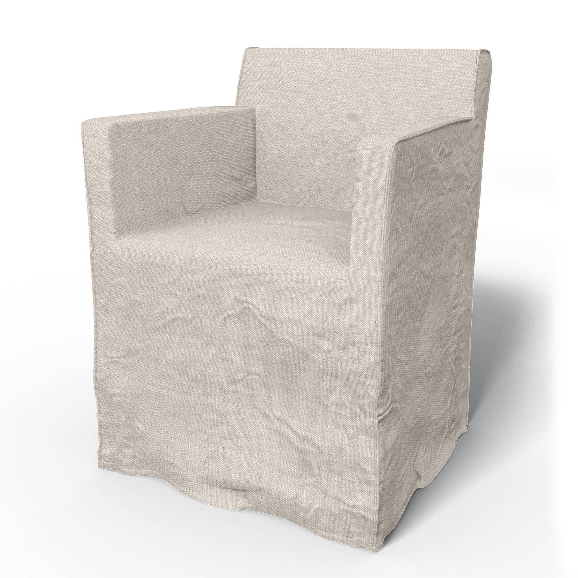 IKEA - Bezug für Stuhl Nils mit Armlehnen, Chalk, Leinen - Bemz IKEA - Bezug für Stuhl Nils mit Armlehnen, Chalk, Leinen - Bemz von Bemz