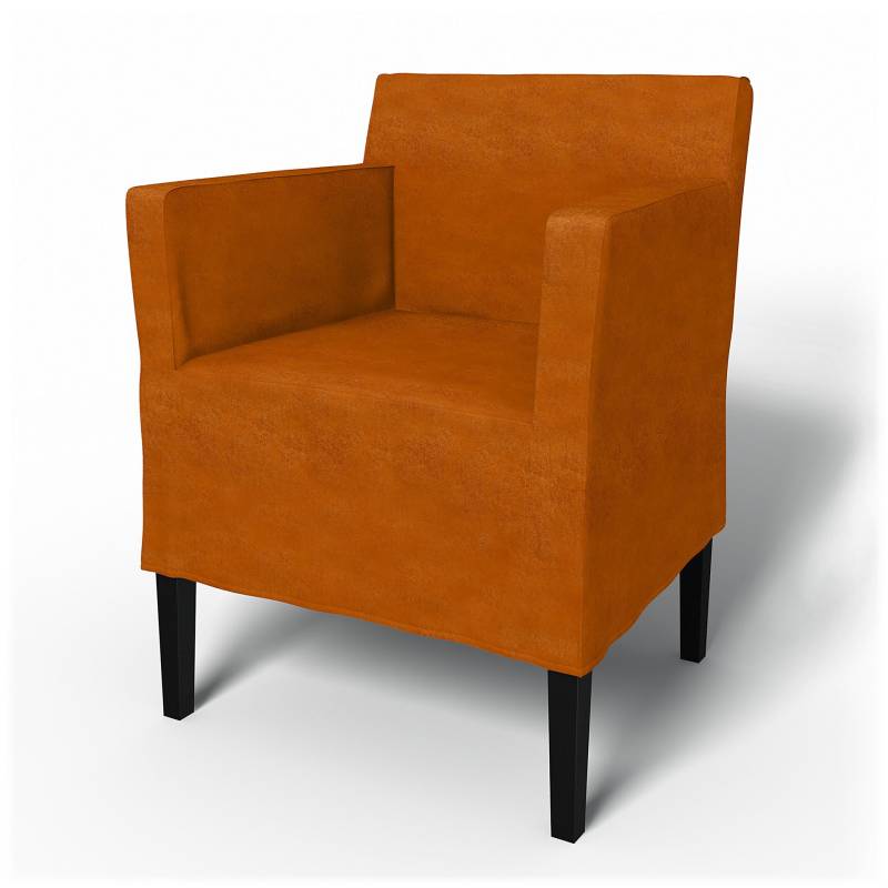 IKEA - Bezug für Stuhl Nils mit Armlehnen, Cognac, Samt - Bemz IKEA - Bezug für Stuhl Nils mit Armlehnen, Cognac, Samt - Bemz von Bemz