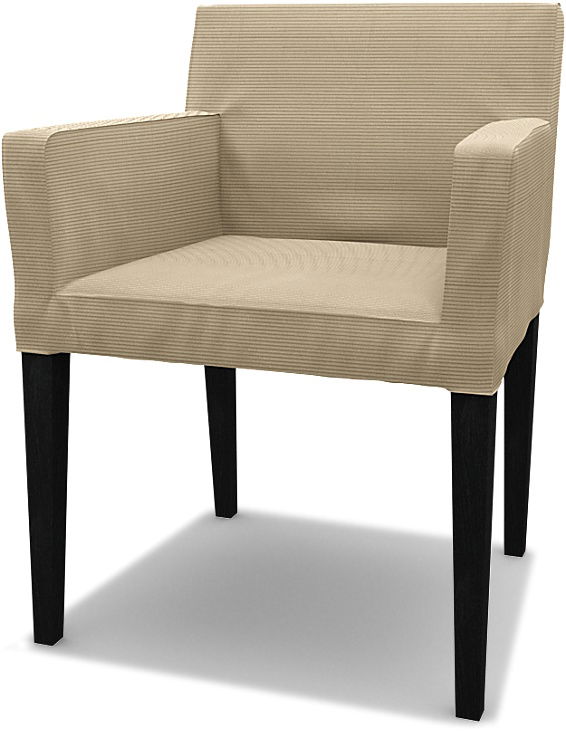 IKEA - Bezug für Stuhl Nils mit Armlehnen, Oyster Grey, Cord - Bemz IKEA - Bezug für Stuhl Nils mit Armlehnen, Oyster Grey, Cord - Bemz von Bemz