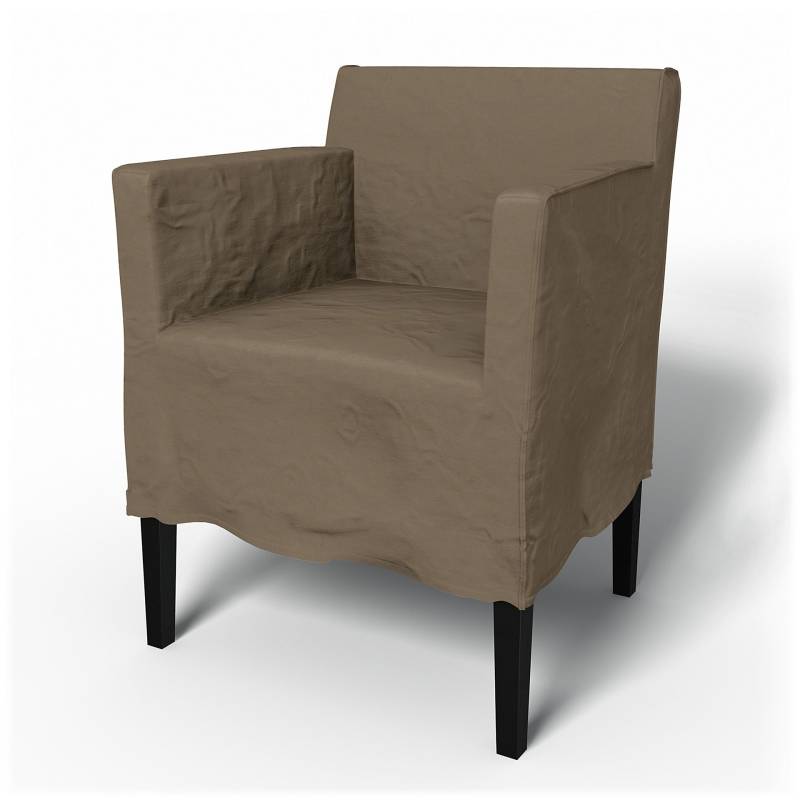 IKEA - Bezug für Stuhl Nils mit Armlehnen, Taupe, Samt - Bemz IKEA - Bezug für Stuhl Nils mit Armlehnen, Taupe, Samt - Bemz von Bemz