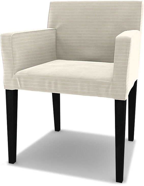 IKEA - Bezug für Stuhl Nils mit Armlehnen, Tofu, Cord - Bemz IKEA - Bezug für Stuhl Nils mit Armlehnen, Tofu, Cord - Bemz von Bemz