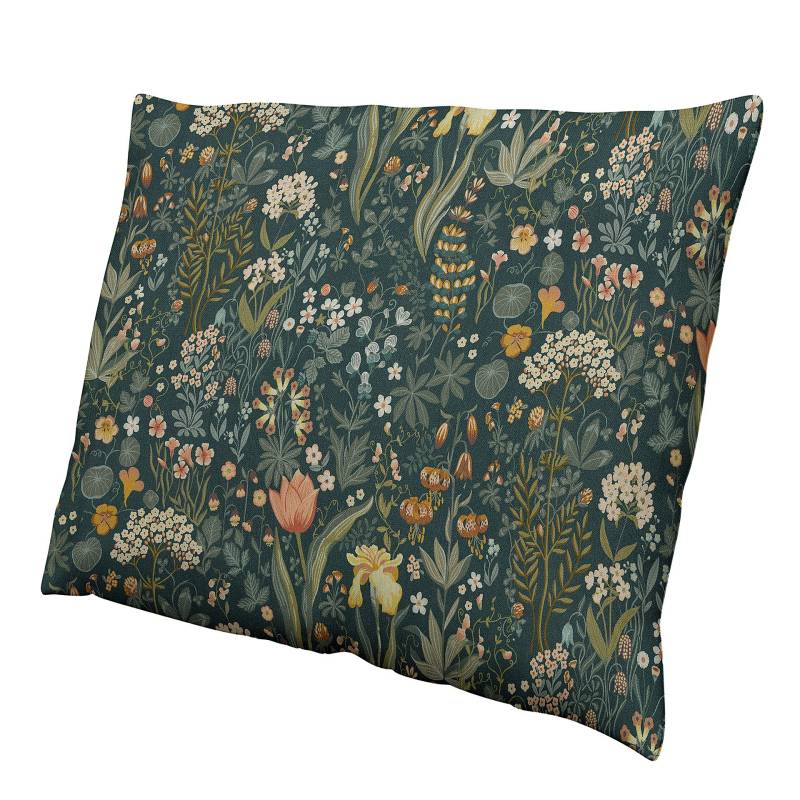 Kissenbezug , Blomsterhav Dark, BEMZ x BORÅSTAPETER COLLECTION - Bemz von Bemz