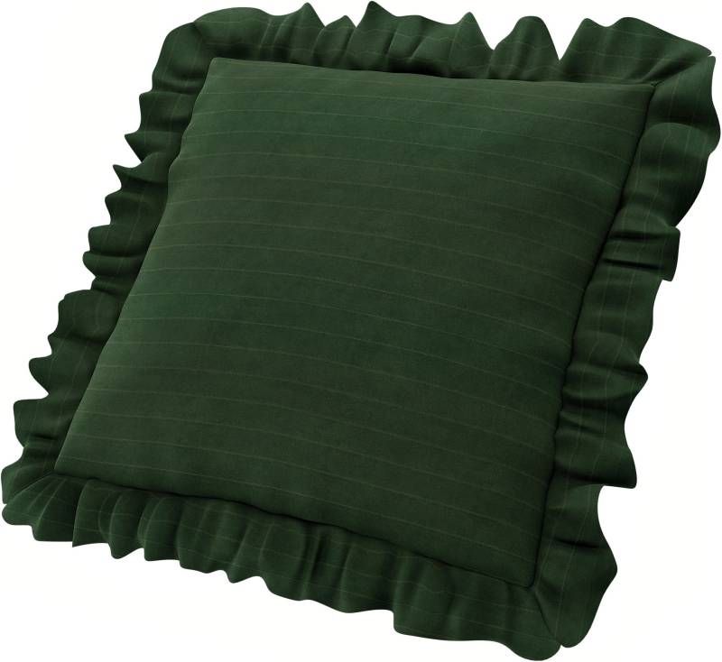 Kissenbezug mit Rüschen, Deep Green, DIE NATURE’S PALETTE COLLECTION VON BEMZ - Bemz Kissenbezug mit Rüschen, Deep Green, DIE NATURE’S PALETTE COLLECTION VON BEMZ - Bemz von Bemz