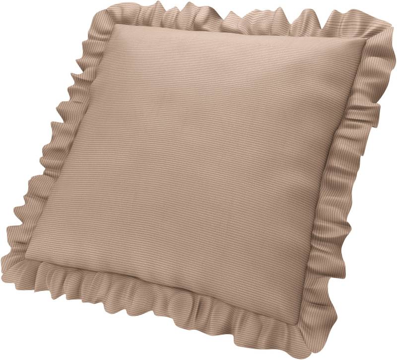 Kissenbezug mit Rüschen, Dusty Rose, Cord - Bemz Kissenbezug mit Rüschen, Dusty Rose, Cord - Bemz von Bemz