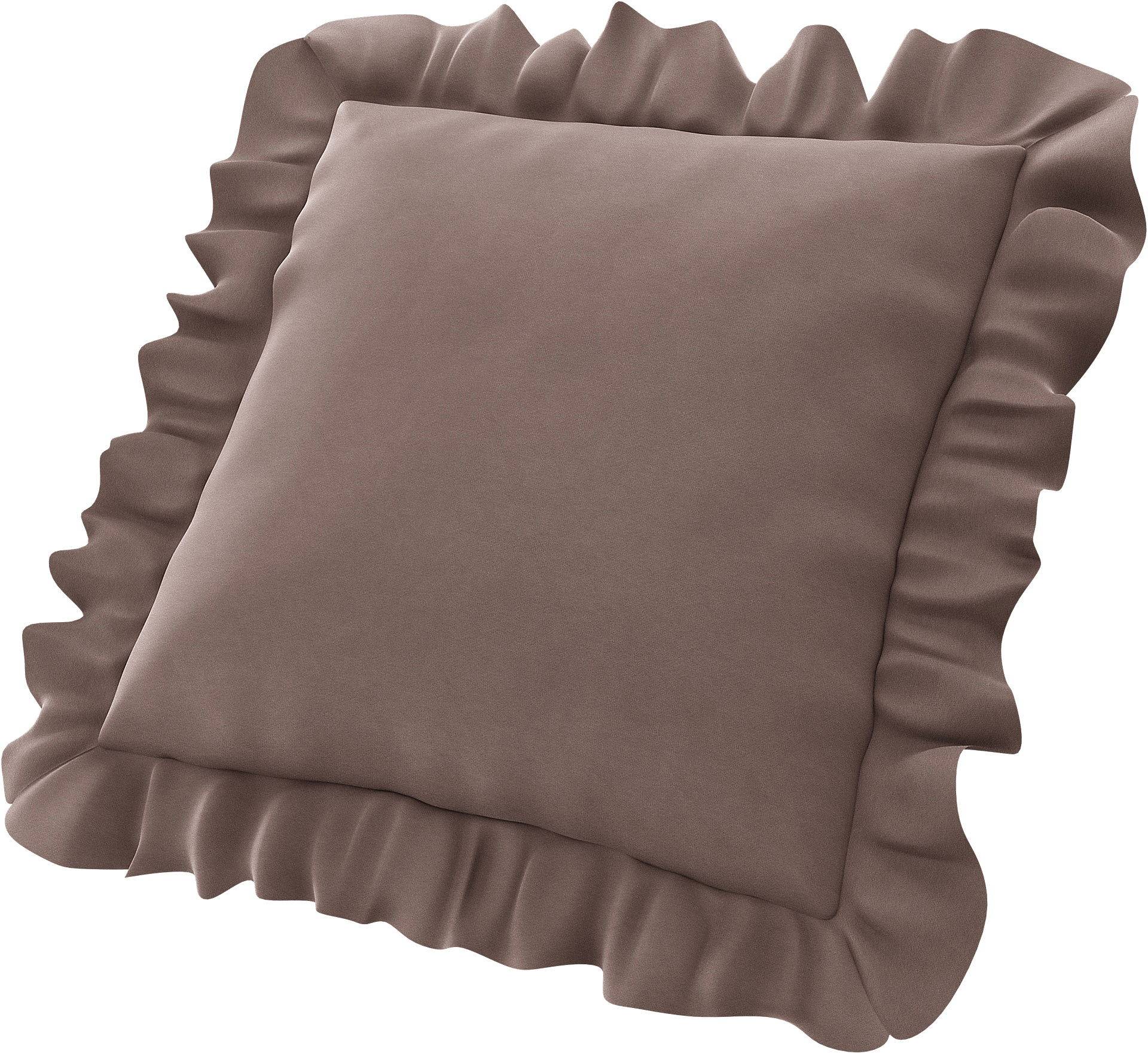 Kissenbezug mit Rüschen, Lavender, Samt - Bemz Kissenbezug mit Rüschen, Lavender, Samt - Bemz von Bemz