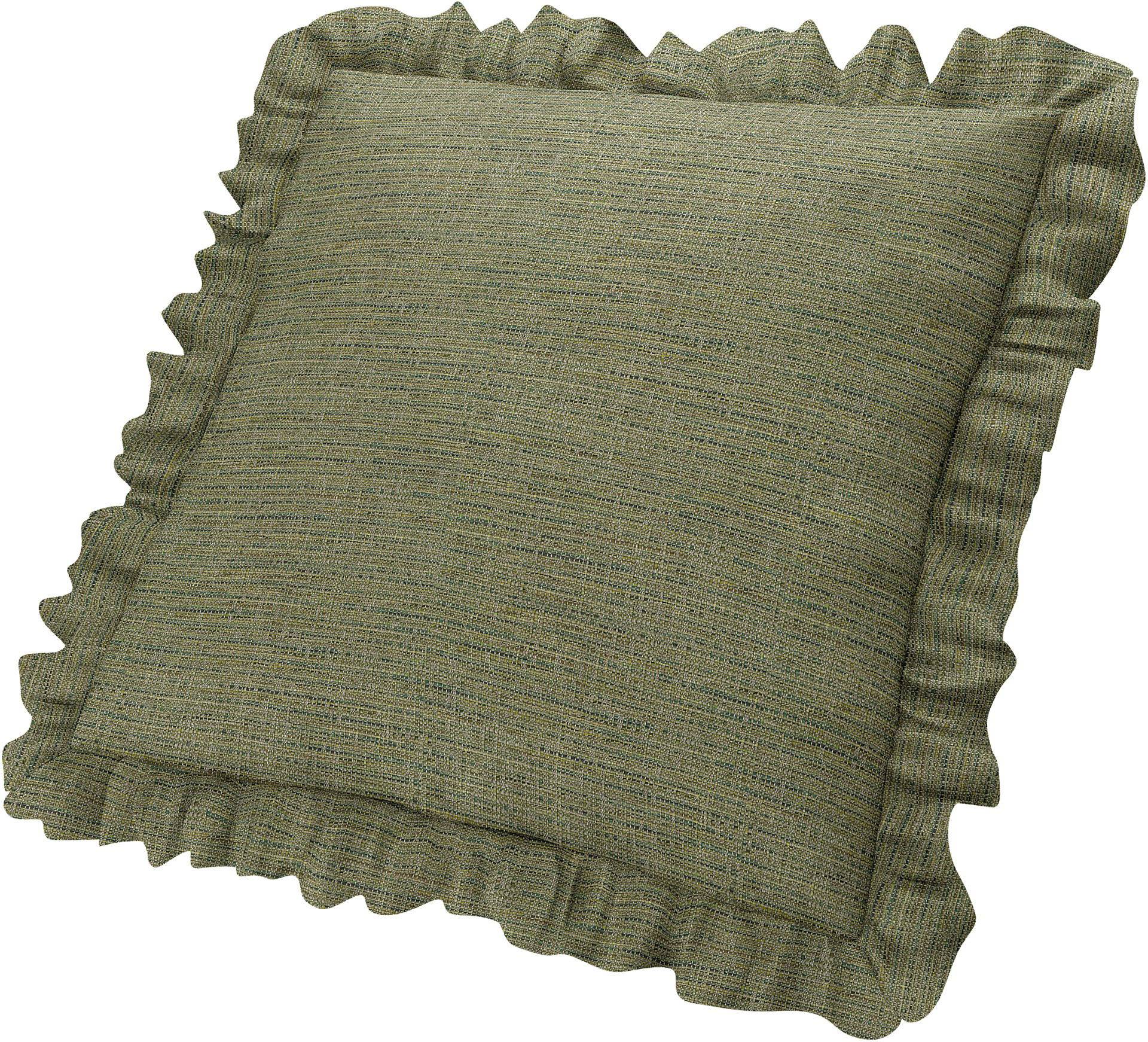Kissenbezug mit Rüschen, Meadow Green, BOUCLÉ & TEXTURIERT - Bemz Kissenbezug mit Rüschen, Meadow Green, BOUCLÉ & TEXTURIERT - Bemz von Bemz