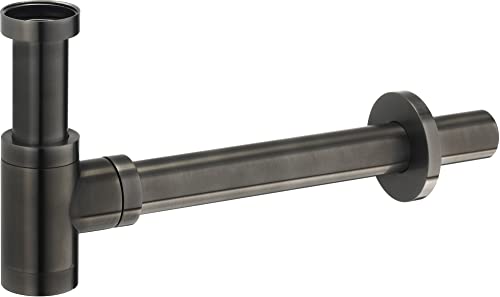 Ben Design Siphon 1x1/4 Zoll Gebürstet Schwarz von Ben BADKAMERS & SANITAIR