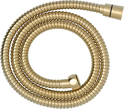 Ben MSL Duschschlauch - Flexibler Brauseschlauch - Luxuriöses Metall Design - Gold - 125 cm - Duscharmatur - Dusche - Schlauch von Ben BADKAMERS & SANITAIR
