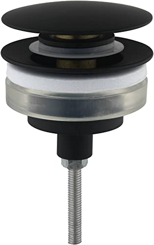 Ben Push Open afsluitbare wastafelplug t.b.v. MSN2 mat zwart von Ben BADKAMERS & SANITAIR