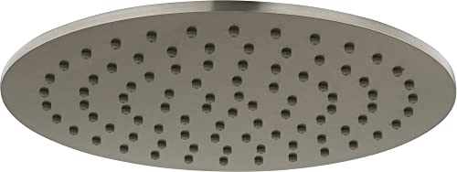 Ben Round Regendusche - Modernes Design in Gebürstet es Nickel - Kühles Gehäuse kein Verbrennen an der Armatur - Edelstahl-Optik - 25 cm von Ben BADKAMERS & SANITAIR