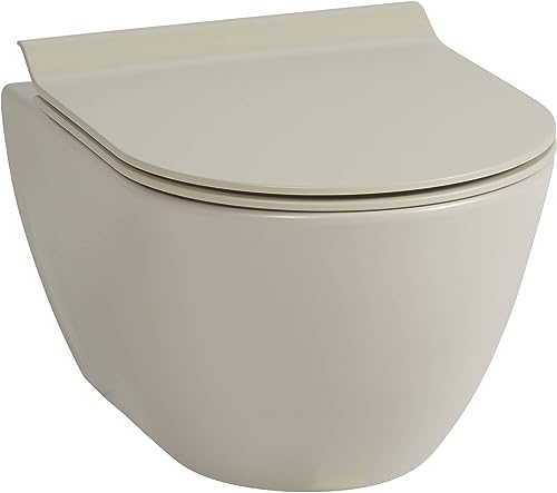 Ben Segno 2.0 Wand-WC Compact Xtra Glaze+ Free Flush Matt Beige von Ben BADKAMERS & SANITAIR