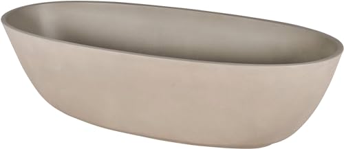 Tweedekans Ben Concrete Light 2-persoons vrijstaand bad incl. badvoet 180x82,5cm incl. afvoerplug beton grijs 06532 Tweedekans Ben Concrete Light 2-persoons vrijstaand bad incl. badvoet 180x82,5cm incl. afvoerplug beton grijs 06532 von Ben BADKAMERS & SANITAIR