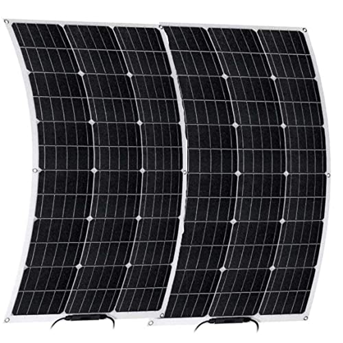 Ben Zhan 400W/800W Tragbares Faltbares Solarpanel, 18V Flexibles Monokristallines Ladegerät (Hohe Effizienz) mit Controller,für Auto, RV, Boot, Wohnwagen, Hause Dach,800W von Ben Zhan