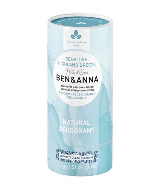 Ben&Anna Deo Papertube Sensitive 40g, vegan & glutenfrei von Ben&Anna