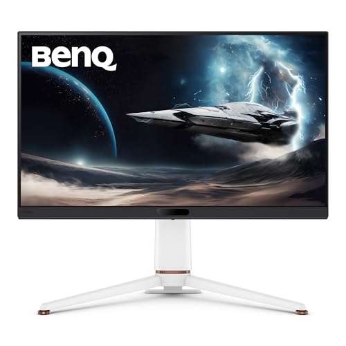 BenQ MOBIUZ EX271Q 27” 4K eARC 165Hz 1ms DP 1.4 HDMI 2.1 65W USB-C Gaming Monitor, 95% P3, DisplayHDR 400, Freesync Premium, KVM, Pixsoul Engine, Remote Controller von BenQ
