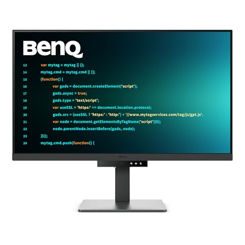 BenQ RD320U 32“ 4K 3840x2160 Programmiermonitor mit 2000:1 Kontrastverhältnis, Nano Matte Panel, MoonHalo, 90W USB-C, Coding-Modi, Nachtstundenschutz, ergonomischem Standfuß und Eye-Care-Technologie von BenQ