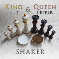Chess King/Queen Salz & Pfefferstreuer | Verschiedene Größen Chess King/Queen Salz & Pfefferstreuer | Verschiedene Größen von BenXC