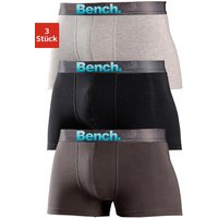 Bench. Boxer "Boxershorts für Herren", (Packung, 3 St.), Unterhosen mit Logo Webbund von Bench.