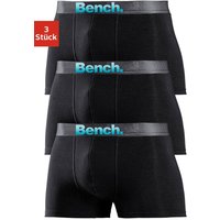 Bench. Boxer "Boxershorts für Herren", (Packung, 3 St.), Unterhosen mit Logo Webbund von Bench.