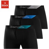 Bench. Boxer "Boxershorts für Herren", (Packung, 3 St.), mit modischem Streifen im Webbund von Bench.