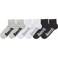 Bench. Kurzsocken, (Packung, 6 Paar), mit komfortablem Rippbündchen von Bench.